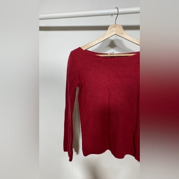 ARITZIA Babaton Kitano burgundy red sweater - Picture 5 of 6